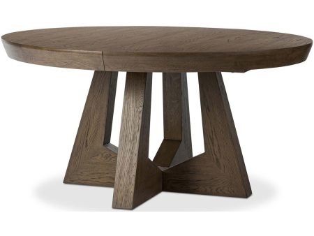 Zelda Extension Dining Table, Fawn Oak For Discount