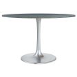 Metropolis Round Dining Table, Gray Online