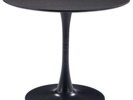 Opus 35  Round Dining Table, Black Supply