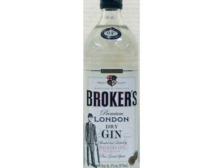 Broker s Gin London Dry - 750ML Online now